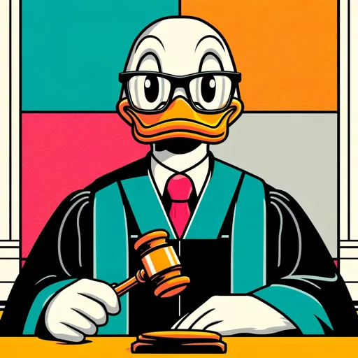 Quack Judge GPT artwork